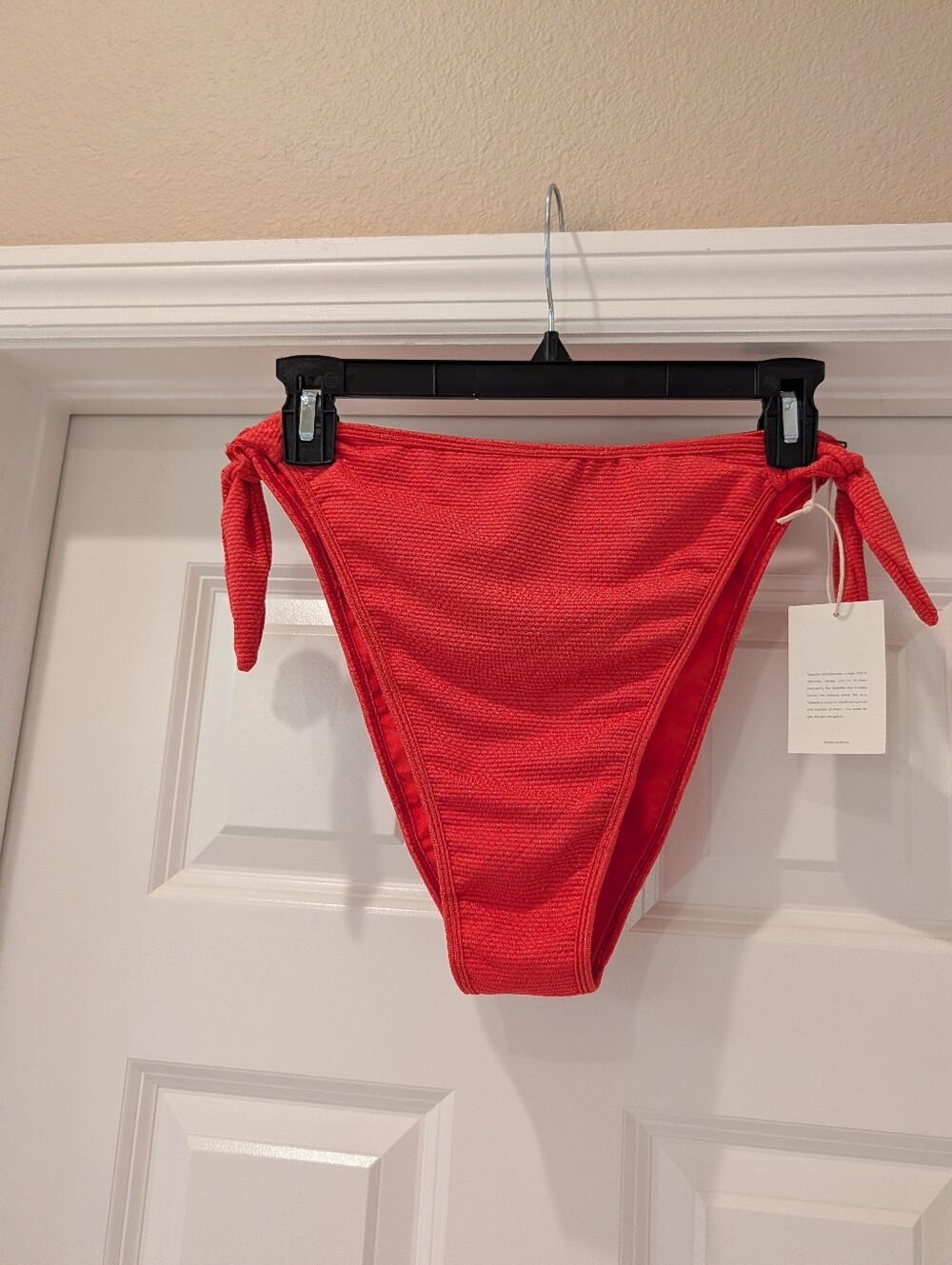 Tularose For Revolve High Cut Tie Waist Bikini Bottom Size Large
